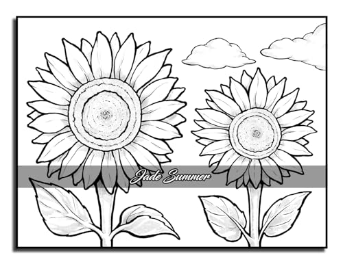 Easy Coloring Book: Large Print Designs for Adults and Seniors with 50 Simple Images of Animals, Flowers, Food, Objects, and More! (Easy Coloring Books) - Image 37