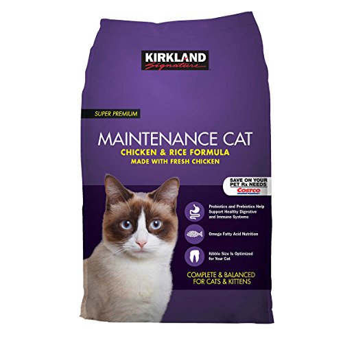 EVAXO Kirkland Signature Chicken and Rice Cat Food 25 lbs.