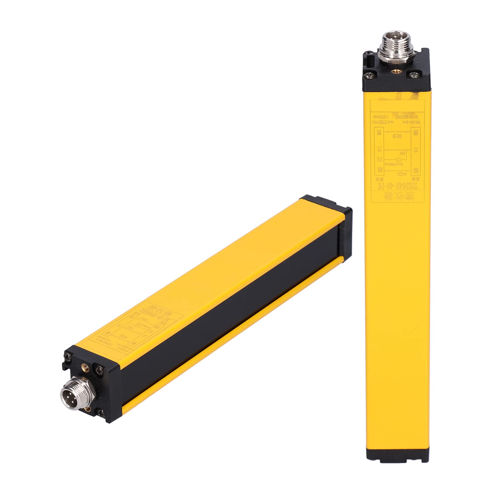 Czujnik Kurtyny świetlnej Bezpieczeństwa, Fotoelektryczne Urządzenie Zabezpieczające, Czujnik Wyjściowy PNP NO z Zasilaniem DC 10-30 V, Idealny do Sterowania Urządzeniami Mechanicznymi