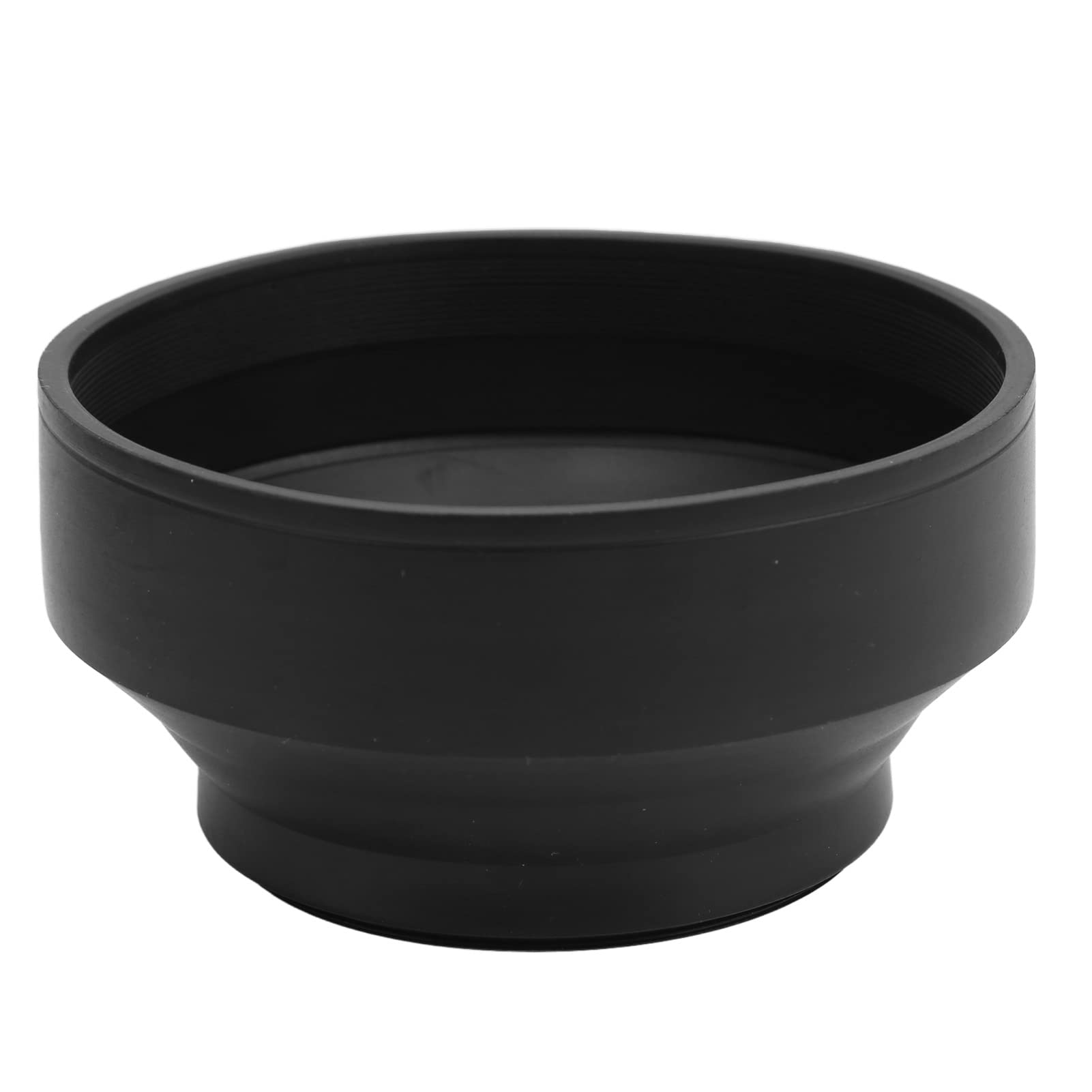 Lens Hood, Collapsible Lens Hood Shade Camera Lenses Hood with Rubber Material for Telephoto Lens, Standard Lens and Wide Angle Lens 62mm