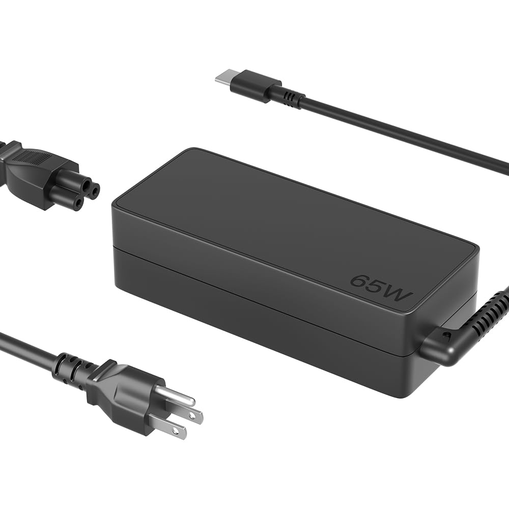 45W USB-C Charger For Lenovo Laptops - Compatible With IdeaPad Flex, Slim, Duet & More