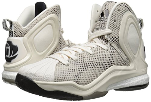 adidas Performance Men's D Rose 5 Boost Basketball Shoe, Chalk White, 13 M US
