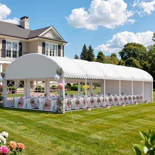 DWVO 20x40ft Party Tent Arch Top Outdoor Heavy Duty Wedding...