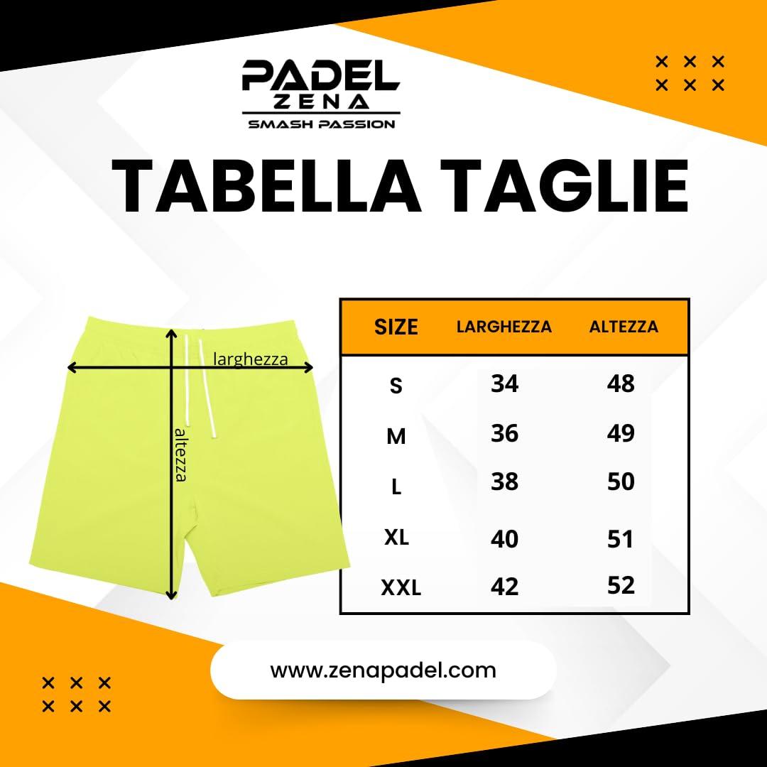 Completo Unisex Padel, Pantaloncini e Maglia, Tessuto Traspirante Dry Fit, Massimo Comfort e libertà di Movimento | Padel1 Performance