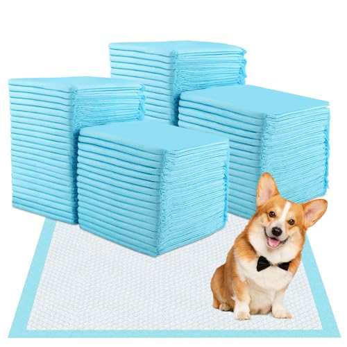 Zosenyer 100 Stück PIPI Matten für Hunde und Welpen, 60 × 60cm Trainingspads, Wickelunterlagen Baby Geeignet Pinkelmatte Training, Auslaufsicheres 6-Lagiges Design, Sehr Schnelle Absorption