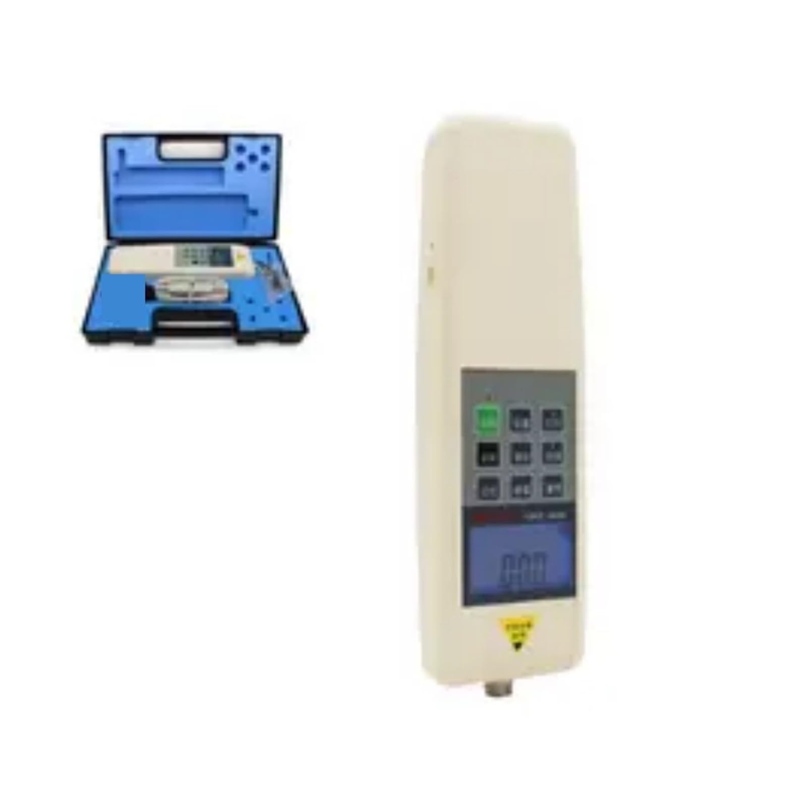 Medidor de fuerza Medidor de fuerza de presión Digital de empuje y tracción N KG, probador de soporte de celda de carga externa, pantalla indicadora de báscula de pesaje portátil