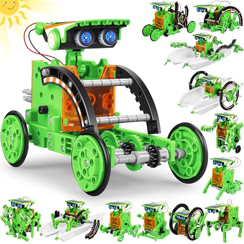 Bottleboom STEM 13-in-1 Education Solar Power Robots Toys for Boy...