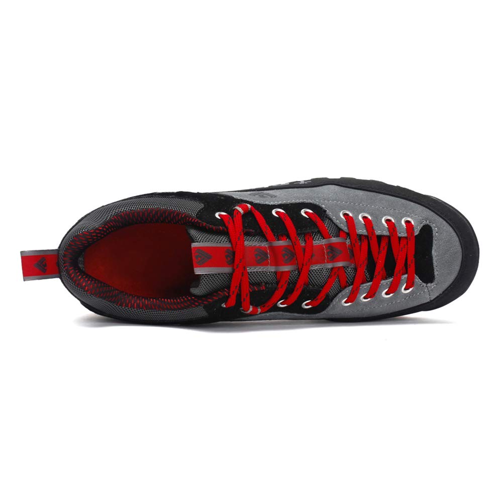 Scarpe da Trekking Uomo Respirabile Sportive Escursionismo Scarpe da Montagna Sneakers Passeggiata Rosso 43 EU