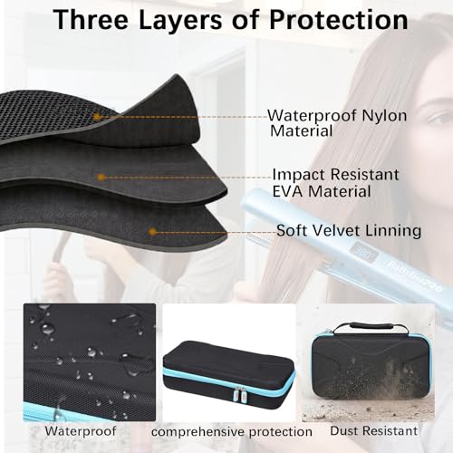 Estuche rígido EVA para plancha de pelo BaBylissPRO Nano Titanium miniatura 6