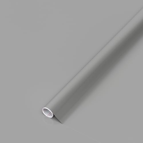 d-c-fix vinilo adhesivo muebles Gris unicolor brillante autoadhesivo impermeable decorativo para cocina, armario, puerta, mesa papel pintado forrar rollo láminas 67,5 cm x 2 m