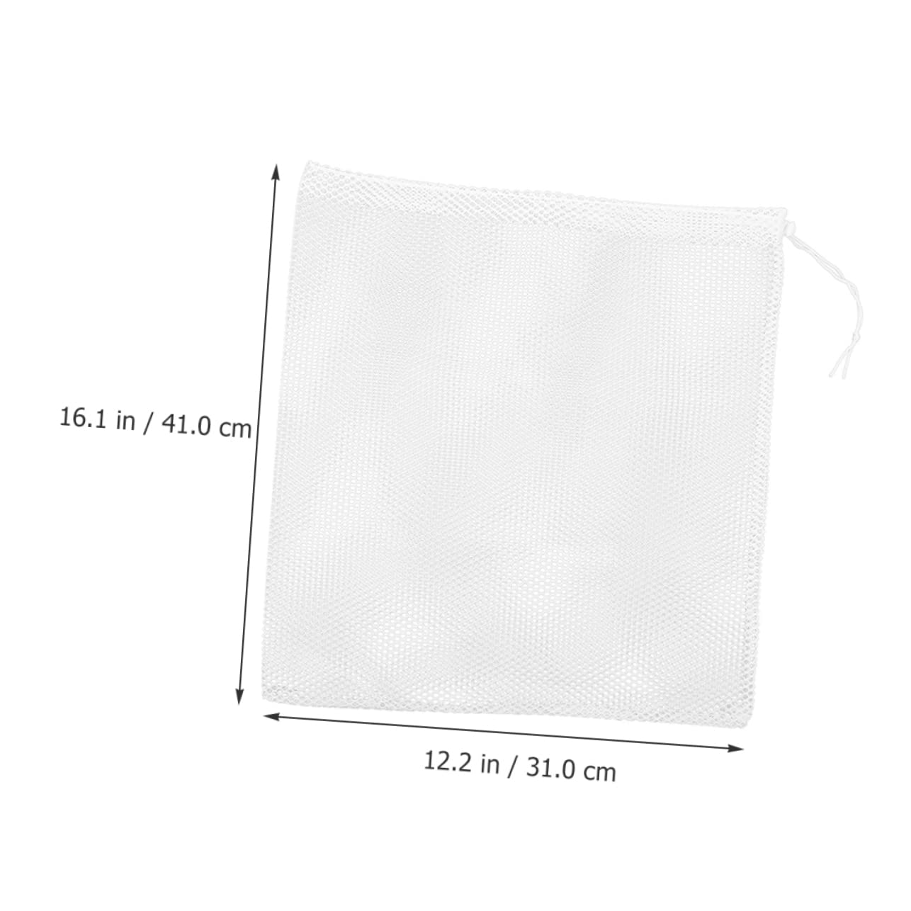 DECOMELODY Pond Filter Pump Bag Mesh Bag Drawstring for Household Water Pump Filters and Accessories
