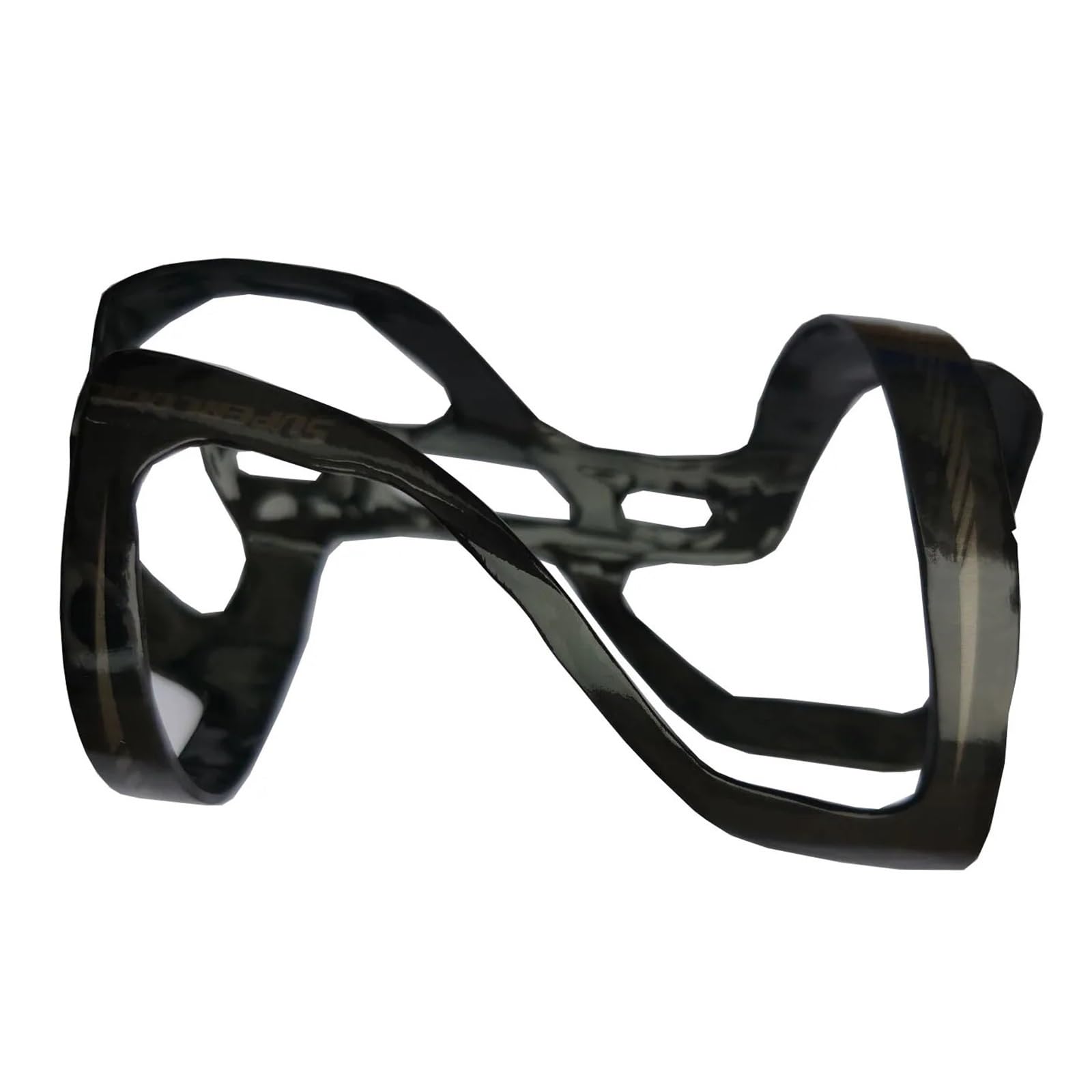 Portabidón Bicicleta Acabado Carbono Soporte for portabotellas de Fibra, Accesorios for Bicicleta, jaulas Izquierda y Derecha, Piezas Ciclismo(2pcs Left Gloss)