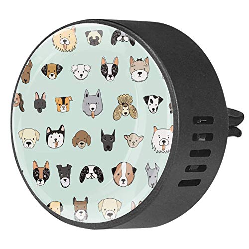 BestIdeas - Ambientador de aire para coche (2 unidades, aroma de fruta de la pasión, difusor de aceites esenciales de aromaterapia)