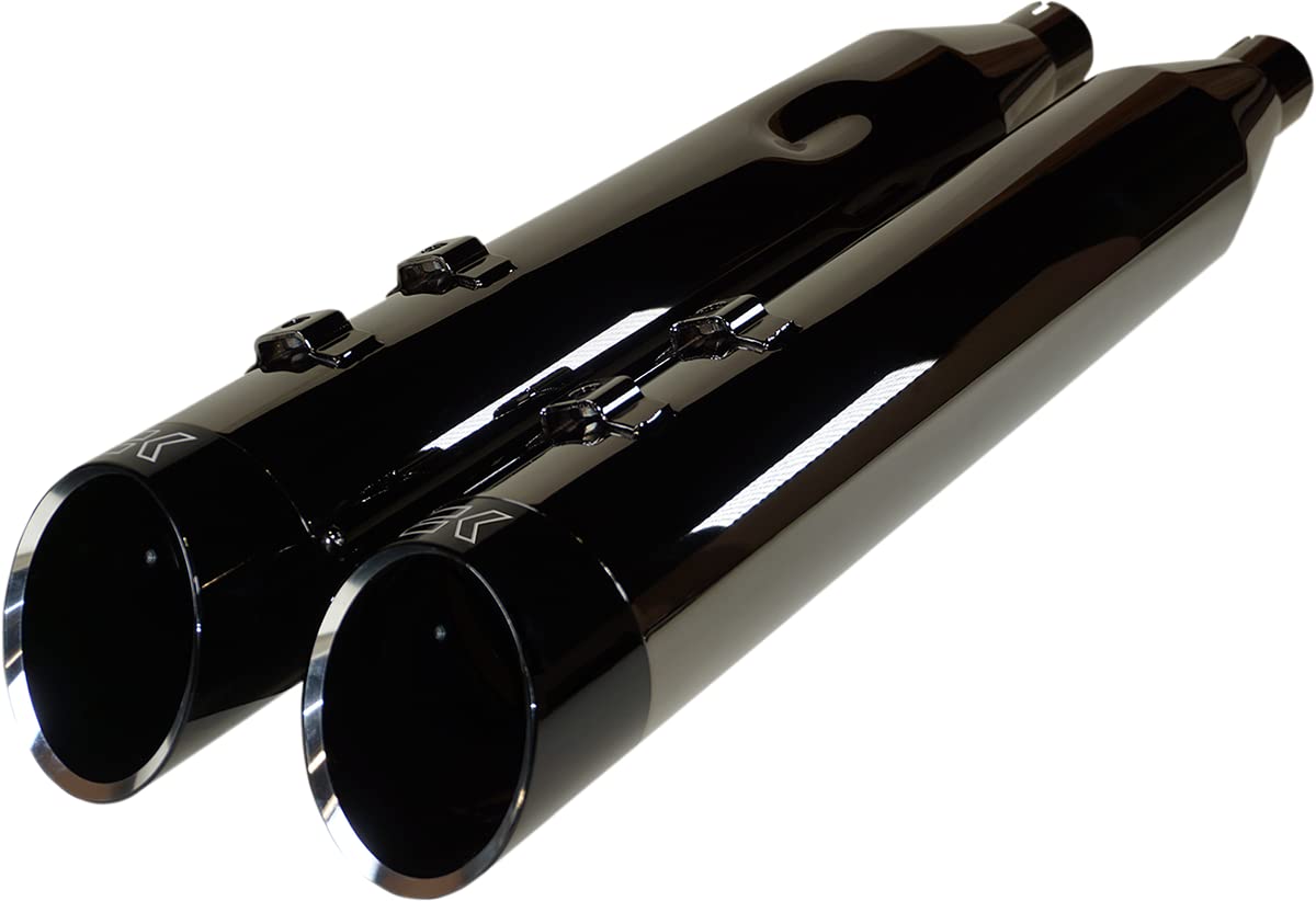 KHROME WERKS 1801-1499 201675 4-1/2" HP-Plus® Slip-On Mufflers - Eclipse