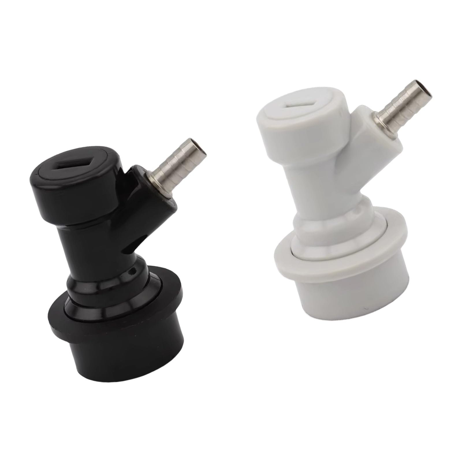 MICFENY 1 Pair Corny Kegs Ball Quick Disconnect Set for Brewing Enthusiasts Stainless Steel and ABS Component Kegs Fittings