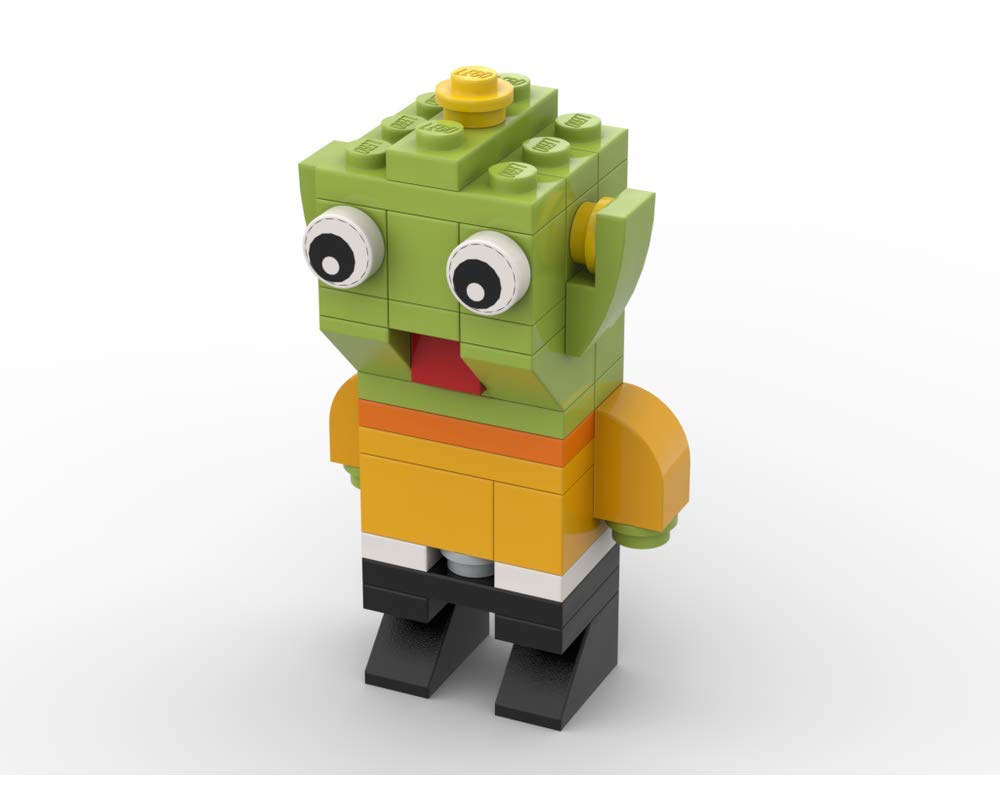 Lego Alien Parts Instructions January 2015 Monthly Mini Model Build 40126 by LEGO