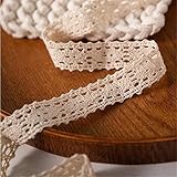 【Breite Verwendung】Die Spitzenbänder sind vielseitig verwendbar, geeignet für DIY, Hochzeit, Party, Geburtstag Einladungskarte, Tischdeko, Näherei, Geschenkverpackung, Puppe oder ähnliches.