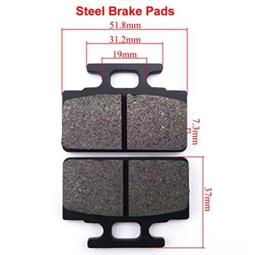 Xljoy Disc Brake Pads For 50Cc Taotao Moped Scooter Cy50-B Vetas 50 Atm 50 A A1 Speedy #TOP1