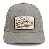 Paramount Outdoors - Big Bamboo Heathered Vintage Fly Fishing Patch Cap (Heathered Brown)