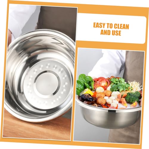 Tazón Grande de Acero Inoxidable para Cocina Multiuso miniatura 4