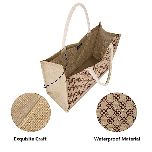 Image of Hibala Woven Large Beach Bag Straw Beach Tote Handmade Weaving Shoulder Tassel Bag Handbag