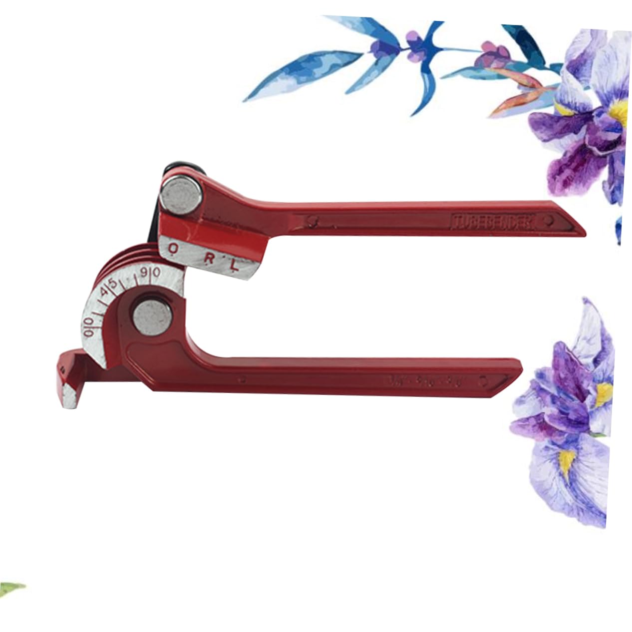 IWOWHERO 90 Degree Manual Tube Bender for 6mm-10mm Tubes Bending Tool for Aluminum Brass Thin Steel Constructi