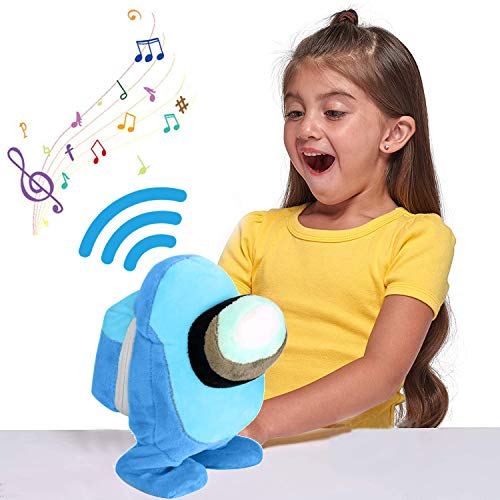 Among U&s Plush Talking Walking Toy Doll - I say What You say - Astronaut Stuffed Animals Soft Plush - Talking Walking Play for Game Fans Kids Gifts - 6 inch (Blue)