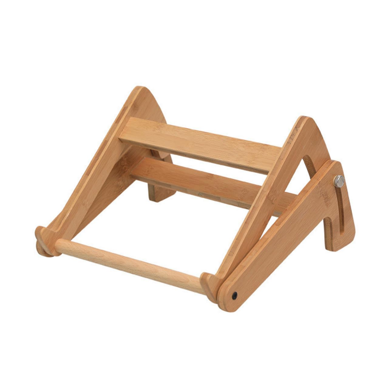 Supporto Elegante in per Regolabile Pieghevole Legno Laptop Design Altezza Semplice, Porta Computer Portatile per Scaffali