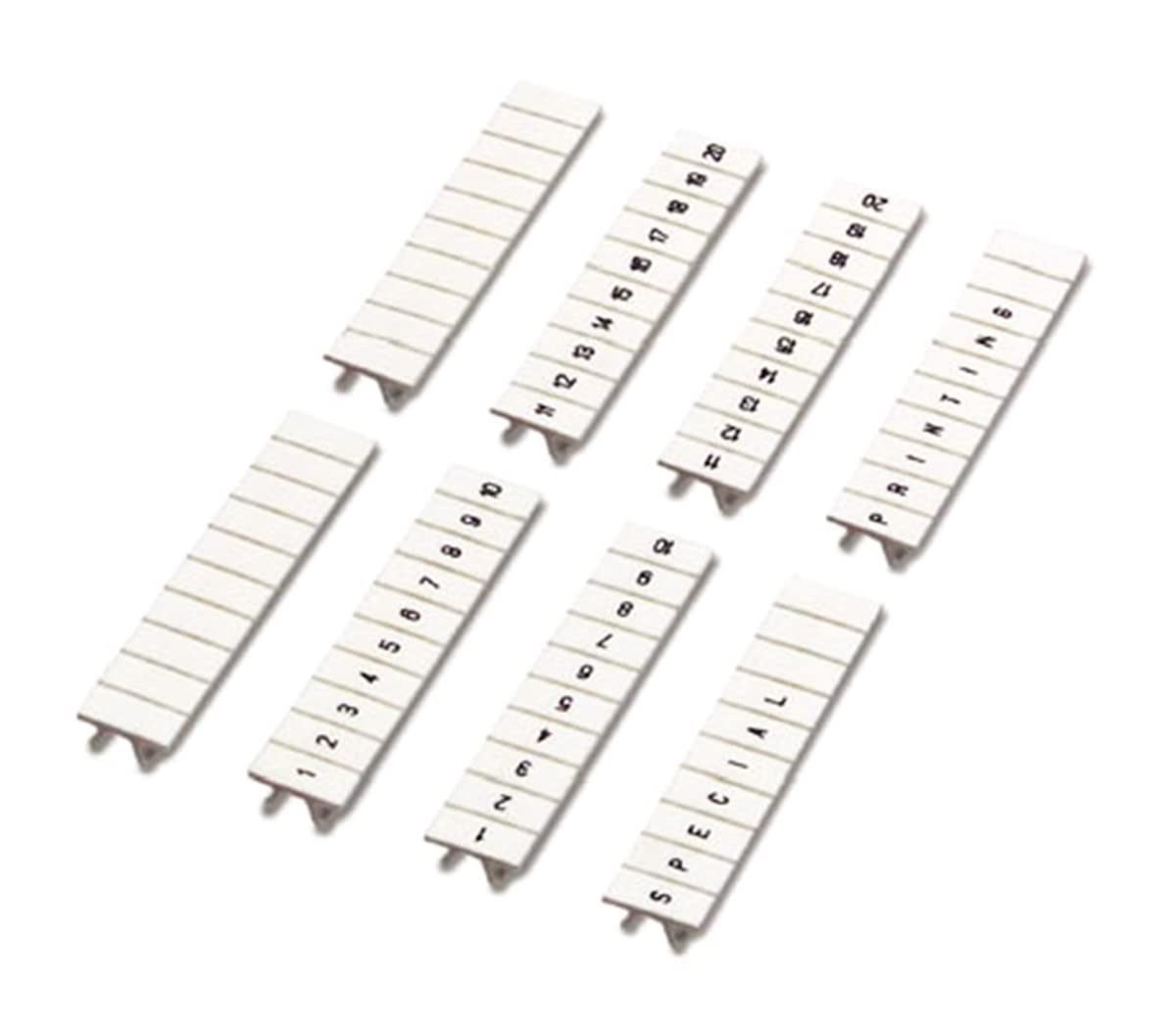 Phoenix Contact, ZB 5.LGS:(1-100/VERP) Zack Marker Strip for use with Terminal Block Width 5.2 mm
