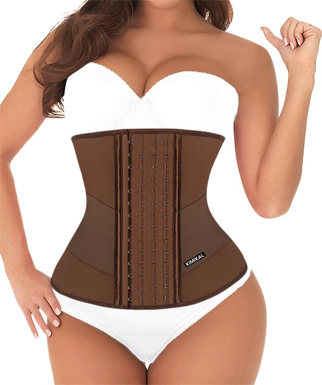 Women Waist Trainer Corset Belt: Under Clothes Sport Tummy Control Long Torso Shapewear
