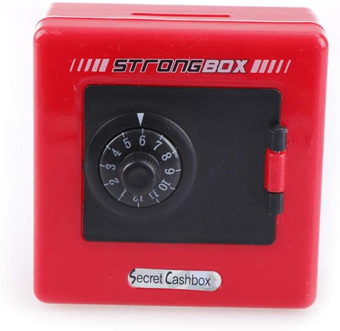 Salvadanaio A Forma Di Gatto Con Lucchetto - Cassaforte Metallica Per Bambini, Grande, Viola - Foto 9