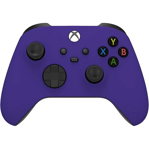 Custom Controllerzz Wireless Controller for Microsoft Xbox Series X/S & Xbox One - Custom Soft Touch Feel - Custom Xbox Series X/S Controller (X/S Purple)