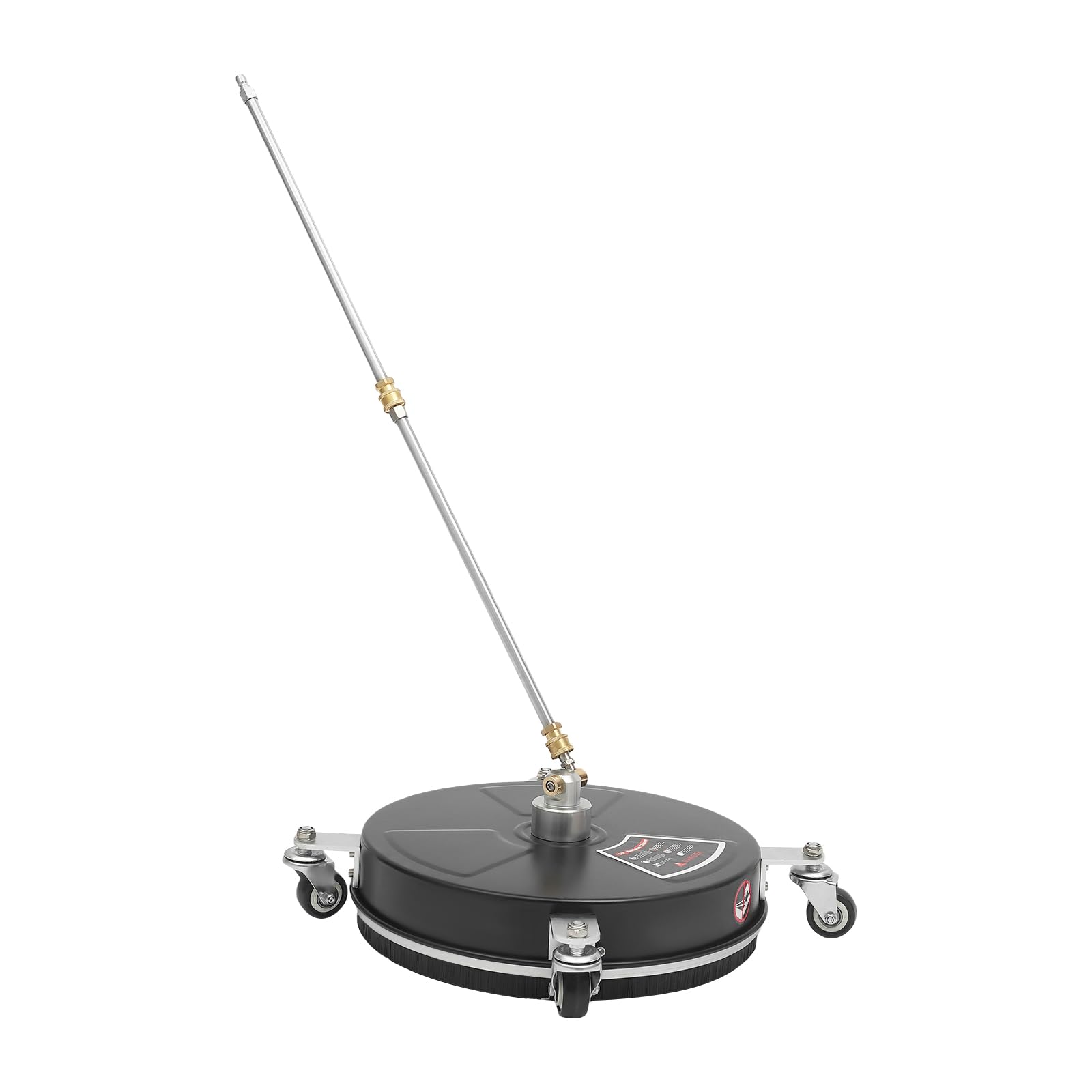 Limpiador de superficies profesional de acero inoxidable, 2000 psi, 38 cm, 1,8 GPM, para terraza, hormigón y acera, con 4 ruedas y 2 boquillas de pulverización de repuesto, accesorios para limpiadores
