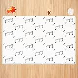 Tapis de Bain antidérapant,Musique, Notes de Musique sur Le thème de la mélodie sonate Chant des chansons Clef Tunes Tapis Absorbant Tapis de Sol Microfibre Super doux40x60cm
