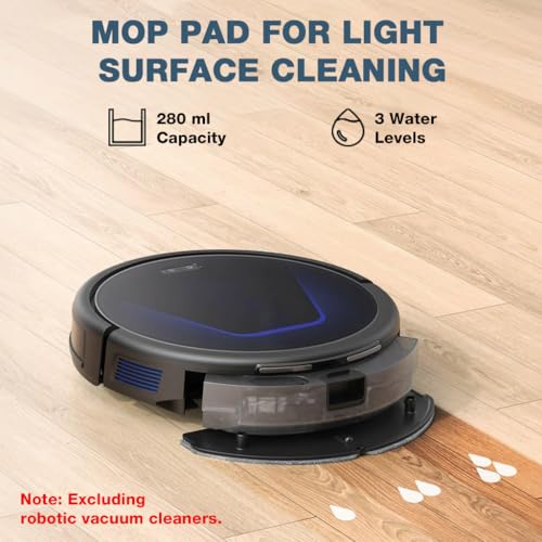 Image of HASTHIP 9Pcs Replacement Parts Compatible with Eufy G50 Hybrid / L60 Hybrid Robot Vacuum Cleaner, Replacement Accessories with 1 Main Roller Brush, 2 Microfiber Mops, 2 Filters, 4 Side Brushes