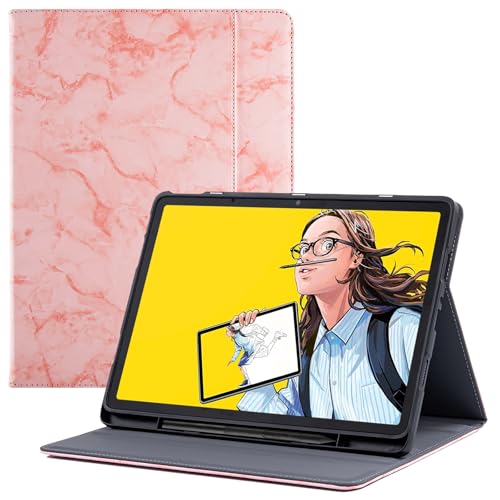 BOZHUORUI Stand Case for Wacom Movinkpad 11 Tablet Marble Pink