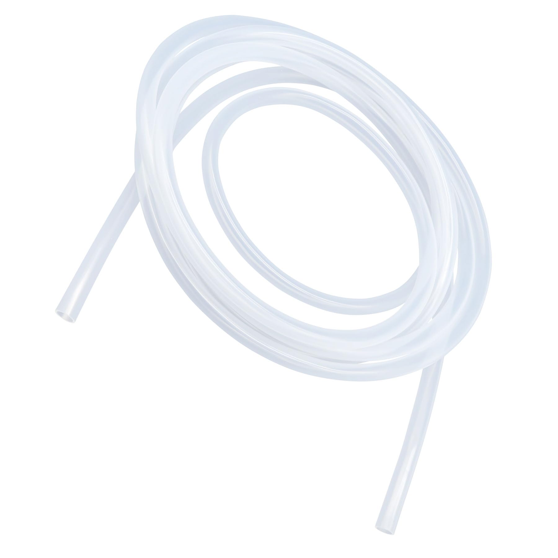 Lavmhab Transparent Clear Silicone Tube Food Grade Hoses Size 8Mm X 12Mm, Length 6M (19.6Ft), Thickness 2.0Mm, Flexible Rubber Silicone Tubing For Air Hoses Water Pipes