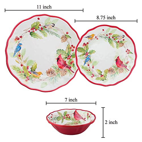 Up Ware 12-Piece Melamine Dinnerware Set thumb #2
