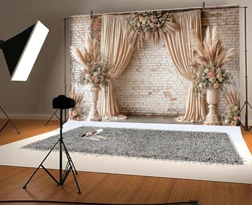 Fondo Fotográfico Boho Floral 7x5ft Vintage miniatura 6
