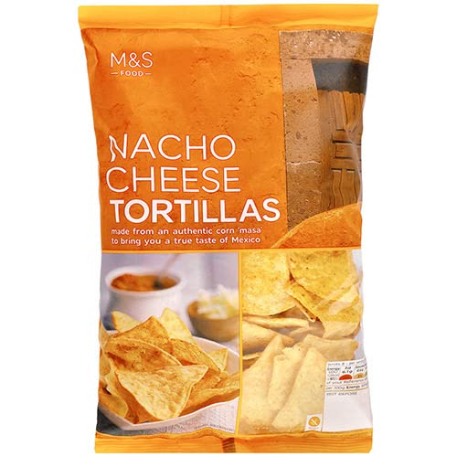 Marks and Spencer - Tortillas de queso nacho 7.05 oz