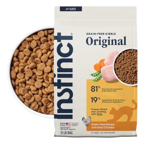 Image of Instinct Original Dry Cat Food, Raw Coated Kibble, Real Chicken, 11 lb. Bag