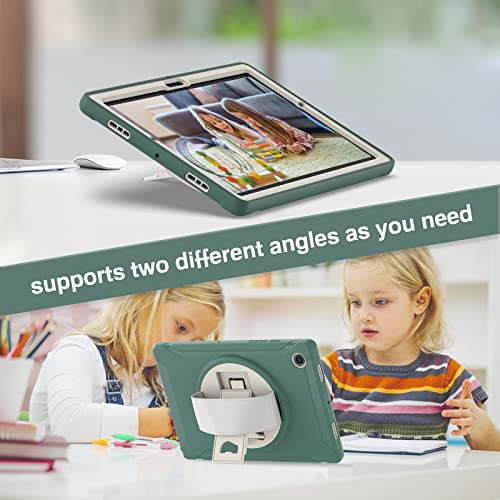 Coque Samsung Tab A8 antichoc et son support rotatif à 360 degrés - 4