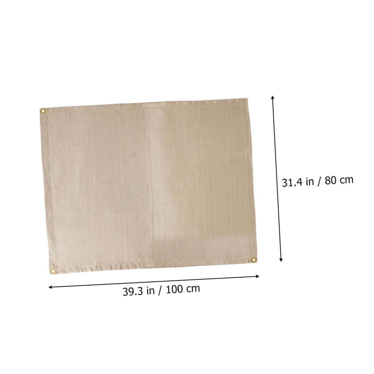 Mikikit Fire Retardant Blanket Fiberglass Insulation Cushion for Camping BBQ Kitchen and Fireplace Safety Durable Heat Resistant Camping Accessory with Storage Bag