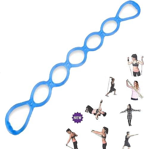 Miniatura 1 de 7 Ring Stretch Resistance Exercise Band, Miracle Miles Band, Yoga Stretching, Arm, Shoulders Foot, Leg Fitness Home Gym Physical Therapy Band