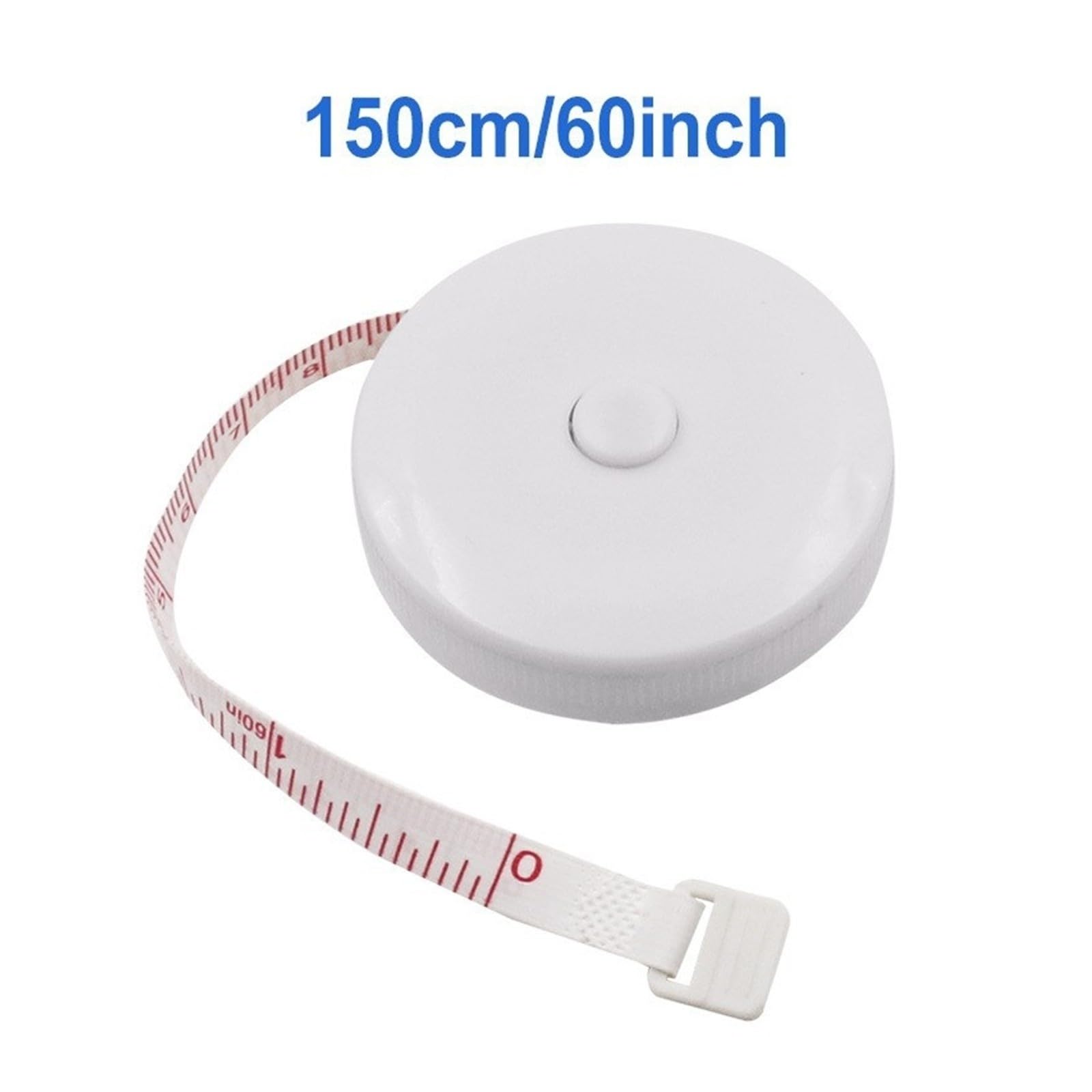 150 cm 60 cali zwijana taśma miernicza przenośna wysokość Ruler Black White (Black Black)