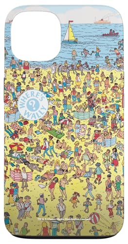 ウォーリーをさがせ the Beach Scene Front & Back スマホケース iPhone 13 用