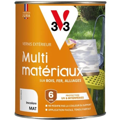 Vernis métal extérieur V33 peinture anti-rouille acrylique incolore haute protection
