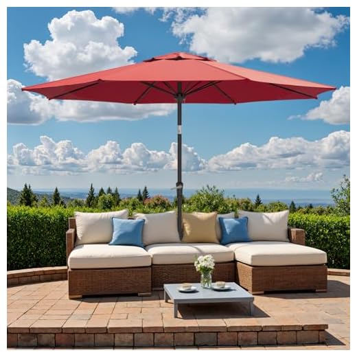 Best rib for patio umbrella Ariiles 11ft Outdoor Patio Umbrella
