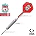 FOCO Officially Licensed Liverpool Football Club Steel Tip Brass Darts Set The Reds FC, 22g (D1415)