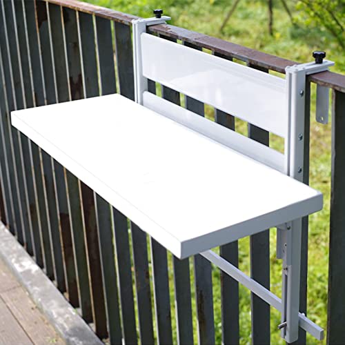JIwqDY Balkonklapptisch Hängetisch Aluminiumprofil Geländer Tisch...
